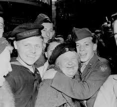 American soldiers in London WWII