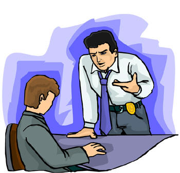 police interrogation cartoon drawing