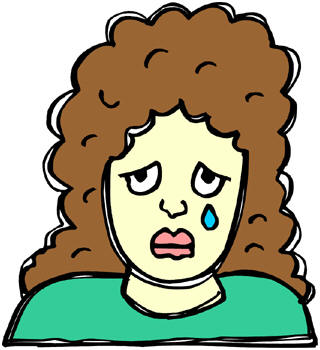 woman crying